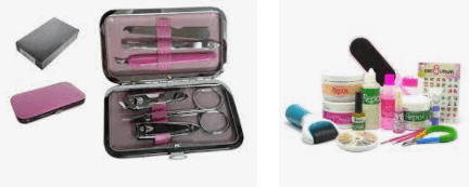 Kit de manicure e pedicure