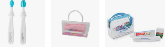 Kit higiene bucal menino