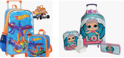 Kit mochila escolar infantil