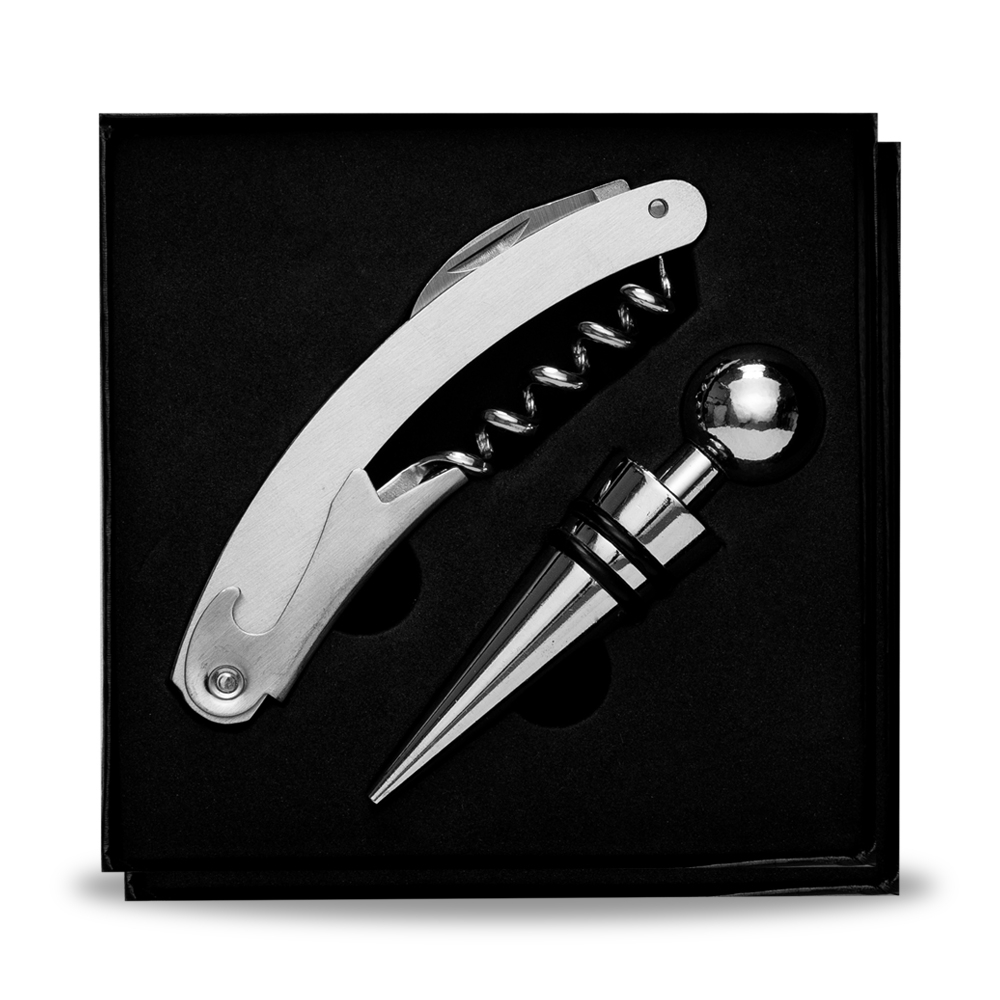 Kit vinho com taças personalizadas