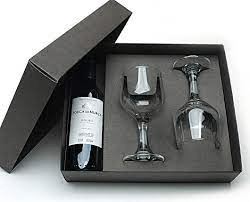Kit vinho com taças personalizadas