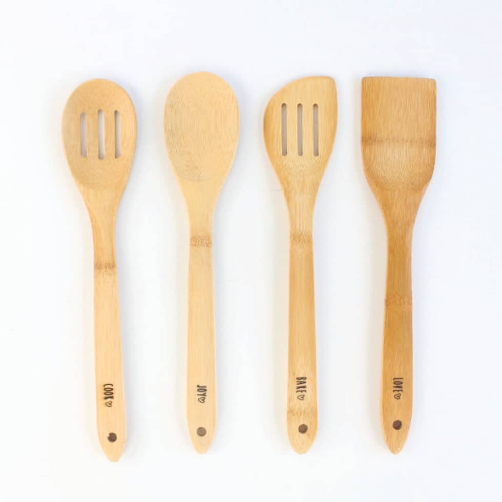 Lembrancinha Chá Bar Colher De Pau Personalizada