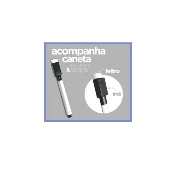 Lousa Magnetica P/ Geladeira Porta Recados Anotaçoes