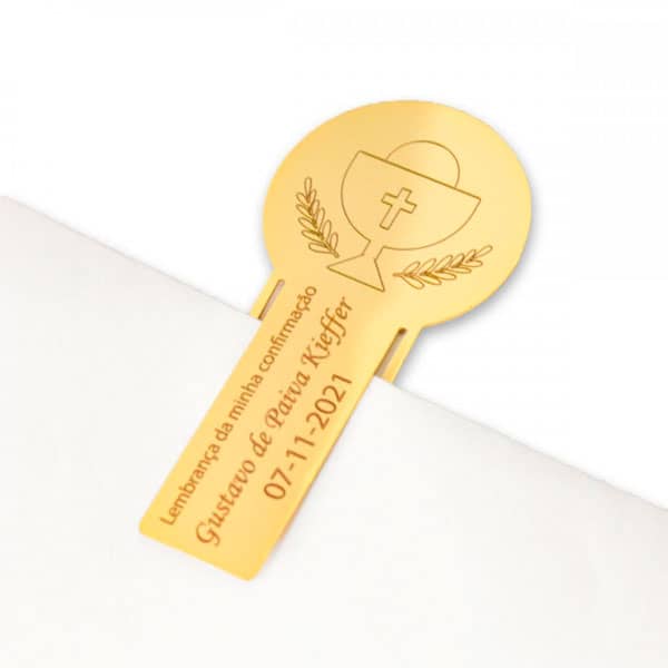 Marcador de Página Metálico Personalizado