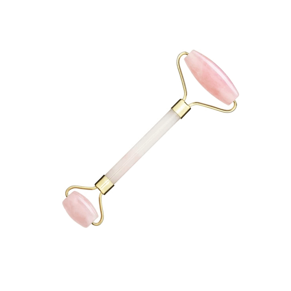 Massageador Facial Pedra Quartzo Anti Stress e Anti Rugas Branco