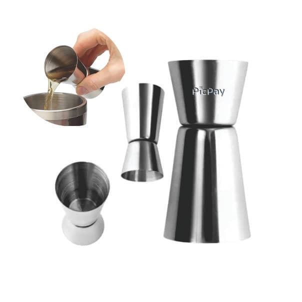 Medidor de Bebidas Inox Coquetel