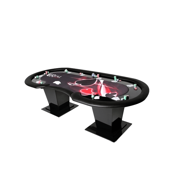 Mesa de Poker para 10 Pessoas Tecido Personalizada
