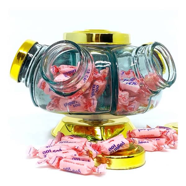 Mini Baleiro Giratório para Doce