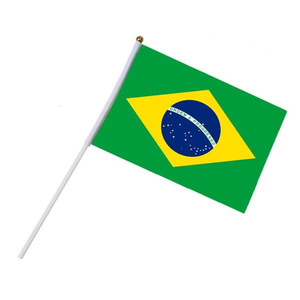 Mini Bandeira de Plástico para Personalizar