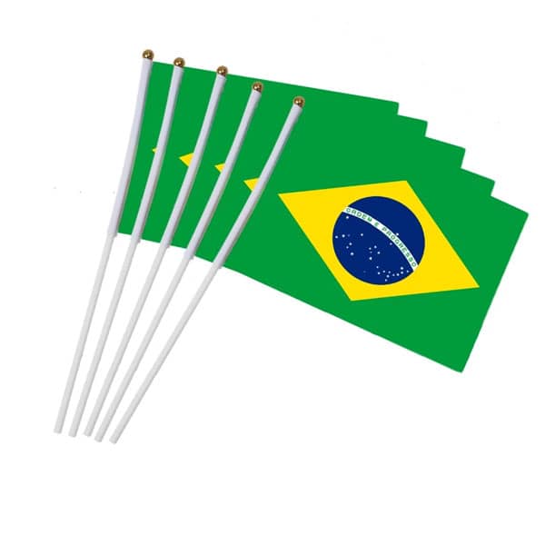 Mini Bandeira de Plástico para Personalizar
