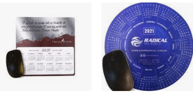 Mouse Pad Calendário EVA