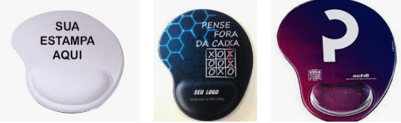 Mouse Pad com Apoio de Pulso Personalizado
