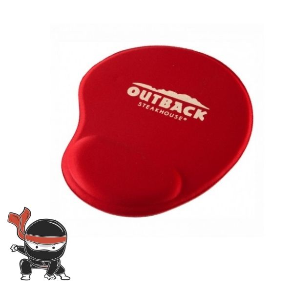 Mouse pad com apoio personalizado