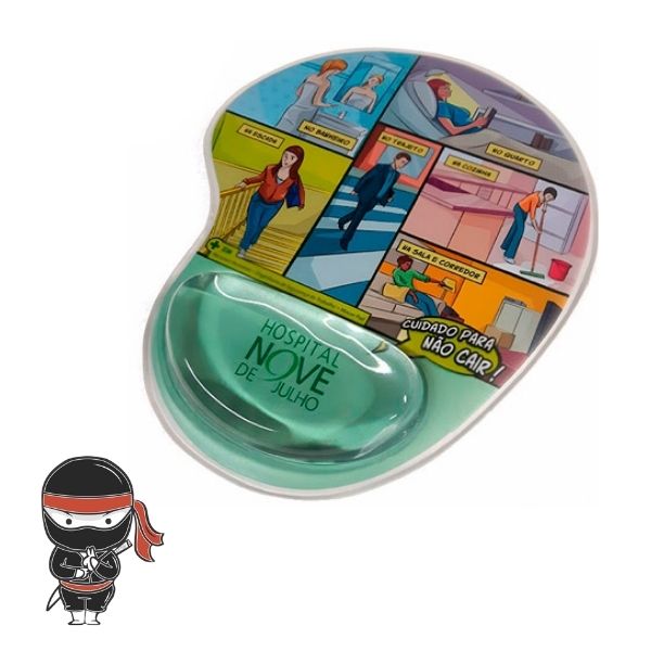 Mouse pad personalizado com gel