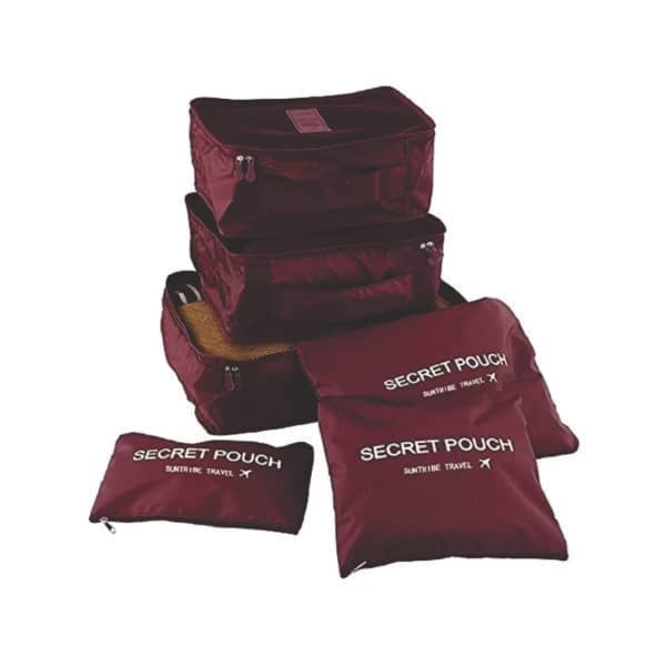 Organizador de Bagagem, – Kit Necessaire com 6 peças