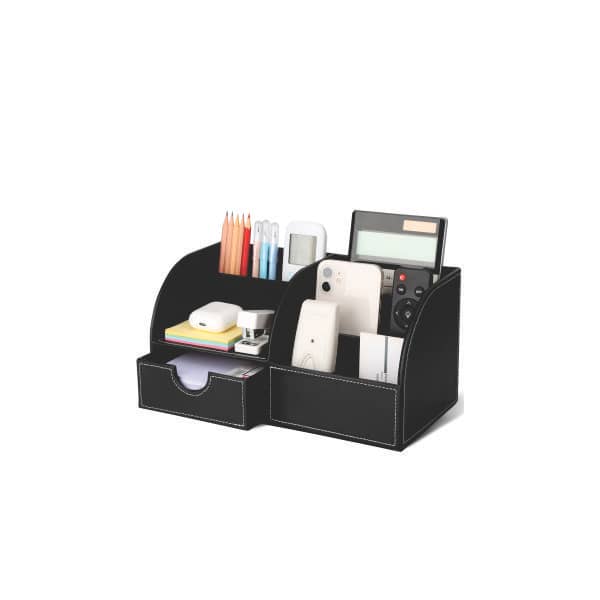 Organizador de Mesa Caixa de Couro Personalizado