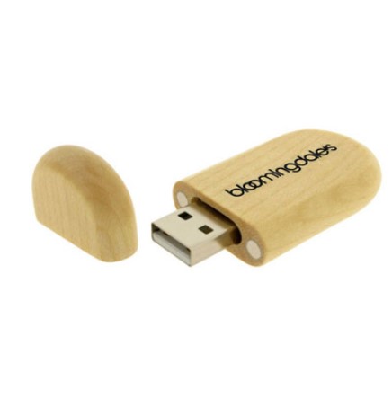 Pen drive 8gb em madeira personalizado