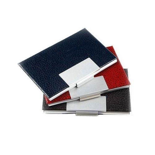 Porta cartão personalizado em couro