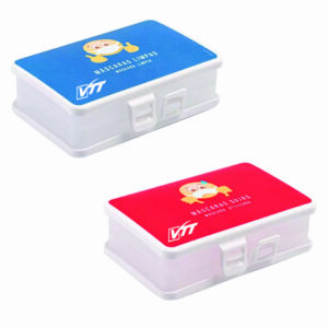 Porta máscara dupla face smile personalizado