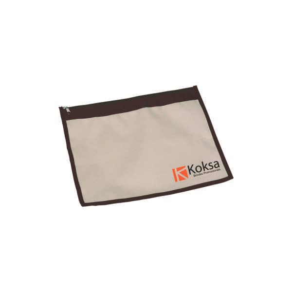 Pasta Envelope Ziper de Pano Personalizada