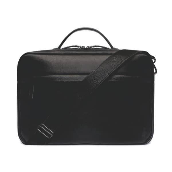 Pasta Porta Notebook Masculina em Couro Preto