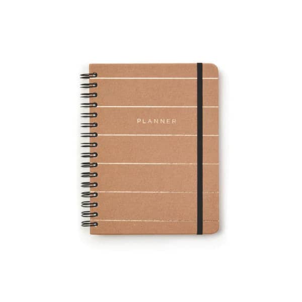 Planner Wire-o Kraft Personalizada