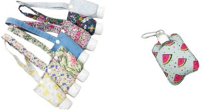 Porta Álcool Gel Tecido