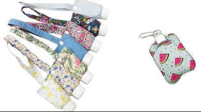 Porta Álcool Gel Tecido