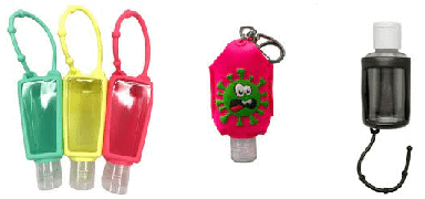 Porta Álcool em Gel Chaveiro