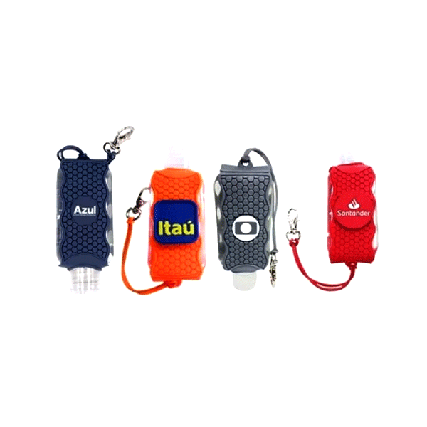 Porta Álcool em Gel Emborrachado Personalizado