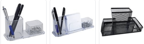 Porta Caneta com Porta Clips