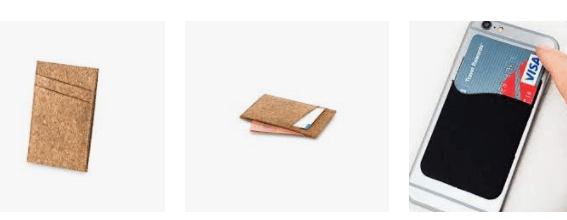 Porta cartão personalizado em couro