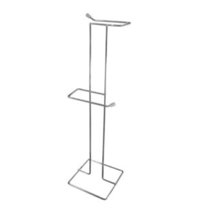 Porta Catalogo de Chão Aço Cromado