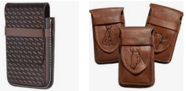 Porta Celular De Couro masculino