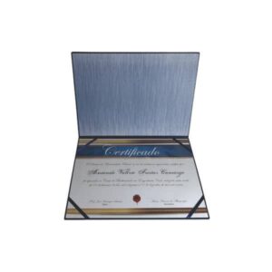 Porta Certificado Modelo Capa Dura Búfalo