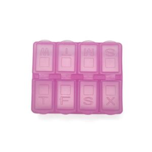 Porta Comprimido com 8 Divisões Personalizado