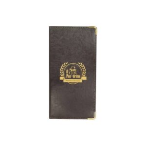 Porta Conta Comanda em Couro Sintético Rústico