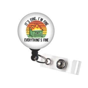 Porta Crachá Retrátil Personalizado Enfermagem