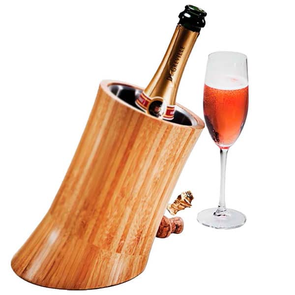 Porta Garrafa de Bambu Brinde