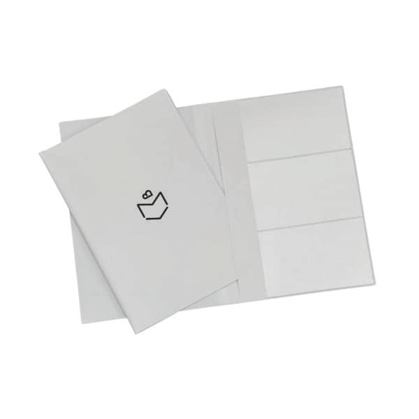 Porta Manual de Carro em Couro Ecológico Branco