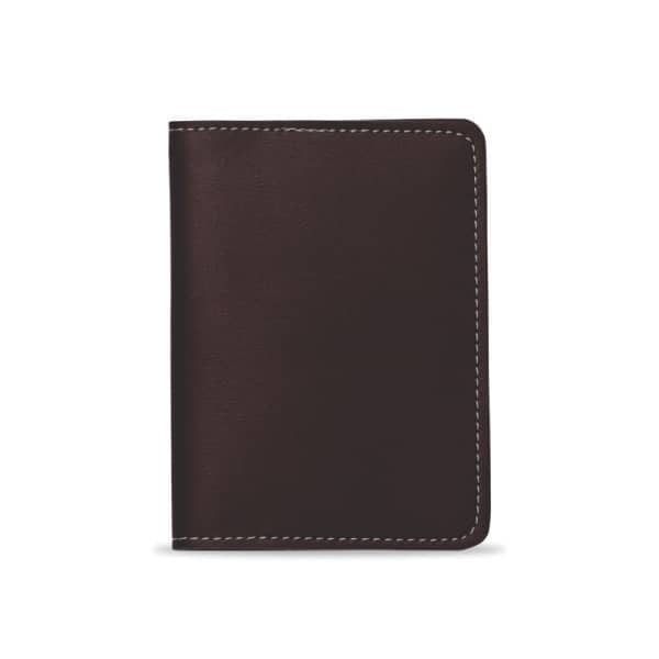 Porta Passaporte Bidins Marrom Personalizado