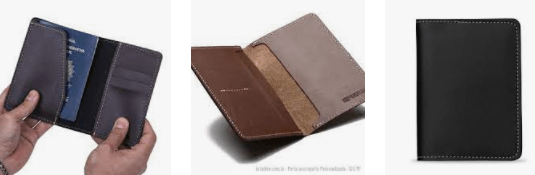 Porta Passaporte Couro Personalizado Brinde