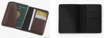 Porta Passaporte De Couro Brinde