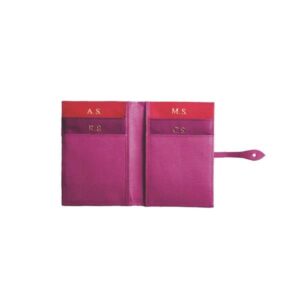 Porta Passaporte de Couro Feminino Personalizado