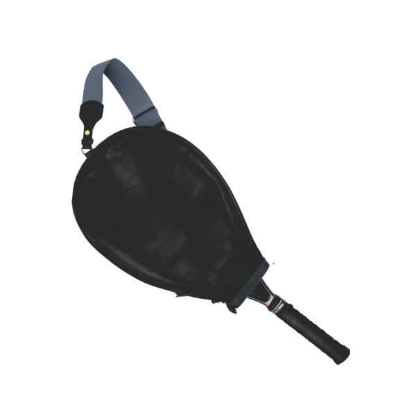 Porta Raquete de Tênis Preto Liso Personalizado