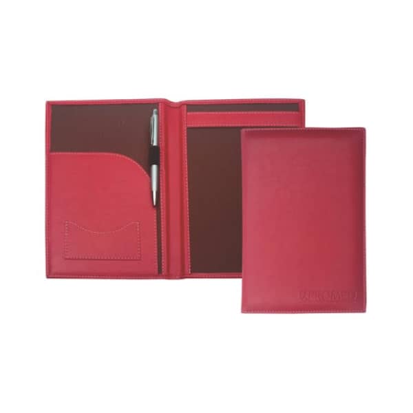 Porta-Receituário Confeccionado em Couro Ecológico