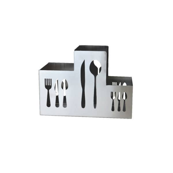 Porta Talheres Inox Grande Personalizado