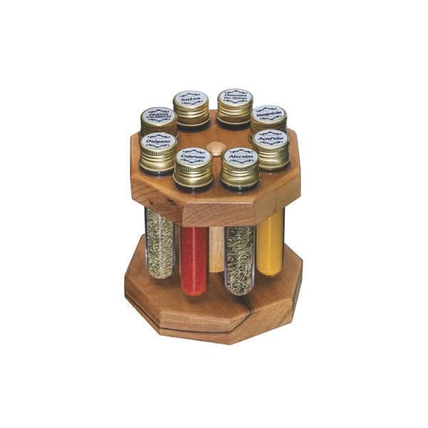 Porta Tempero Giratório Personalizado