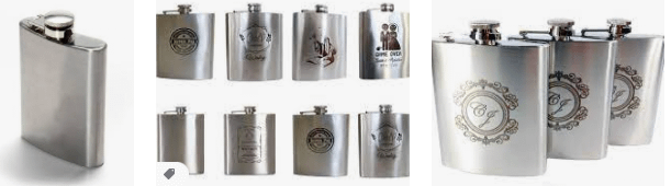 Porta Whisky de Bolso Personalizado