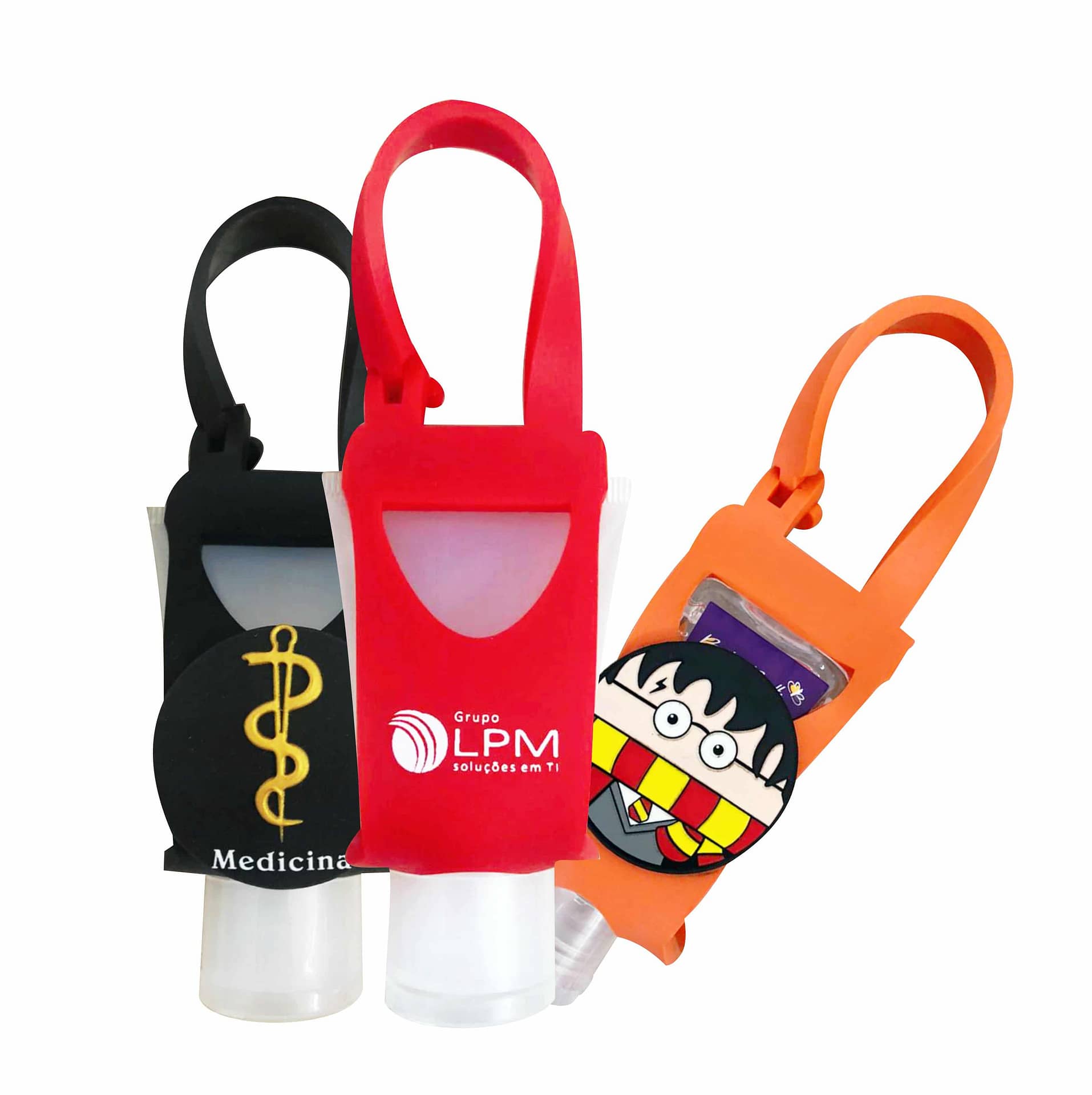 Porta álcool gel personalizado